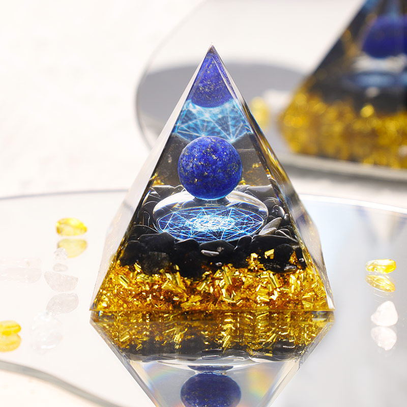 Crystal Orgone Pyramids  (5cm - 10cm)