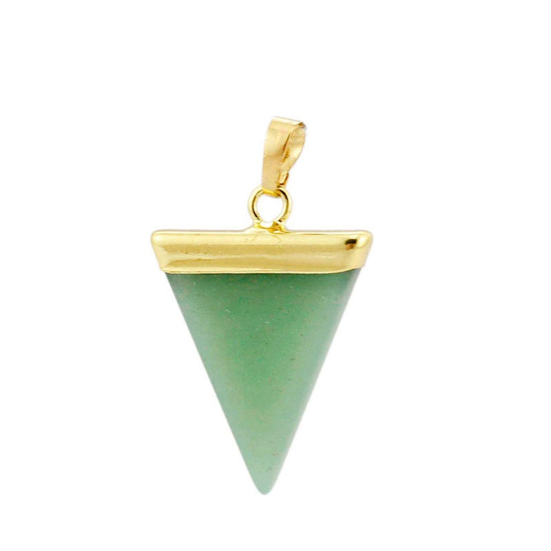 Triangle Healing Crystal Pendant