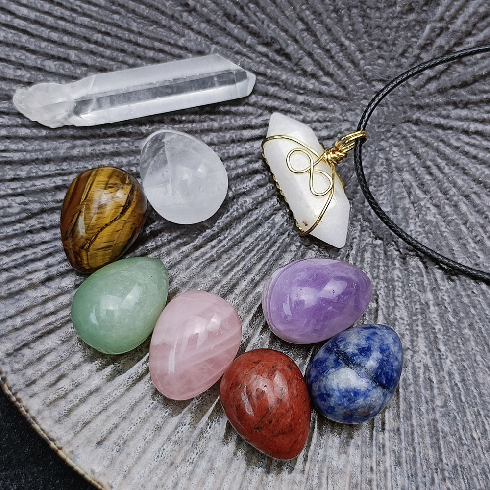 Crystal Chakra Egg Set