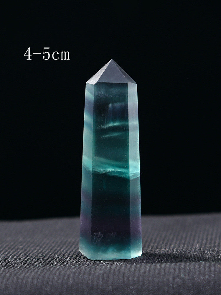 Natural Crystal Hexagonal Raw Stone Pillar