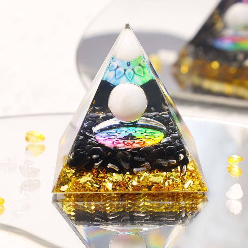 Crystal Orgone Pyramids  (5cm - 10cm)